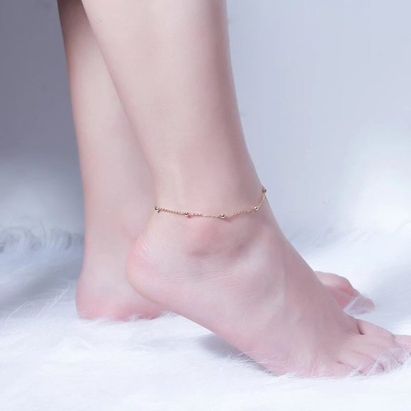 Jewelry - Stunning 925 Beads Bracelet Anklet